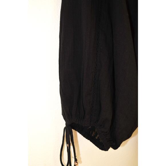 Free People Solid Sundown Bodysuit / Black Size Large - Picture 7 of 7